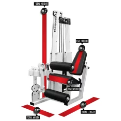 Leg Extension-Leg Curl Combo Machine -- Legend Fitness (918)