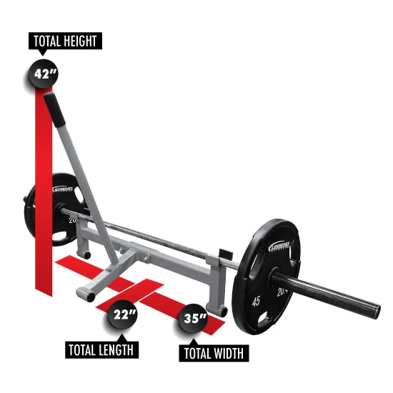 Olympic Bar Jack For Deadlifts And Olympic Lifts -- Legend Fitness (3167) 4 Olympic Bar Jack For Deadlifts And Olympic Lifts -- Legend Fitness (3167) - Image 4