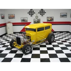 Lock-Tile Interlocking PVC Coin Top Tiles (Box Of 10) | Evertile (LT-COIN) -Detecto Sales locktilecarshowroomcointoptiles