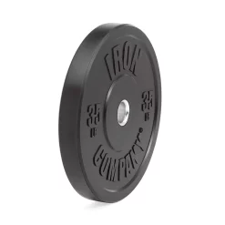 Rubber Bumper Plates | IRON COMPANY (IC-PBBPS) -Detecto Sales lowbouncevirginrubberbumperplate35 min
