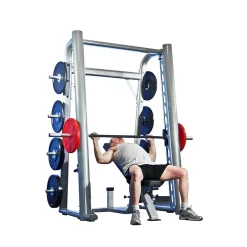 Smith Machine - Linear Bearings - 85" Tall | Muscle D Fitness (MD-SM85) -Detecto Sales md sm85 md sm93 smith machine min