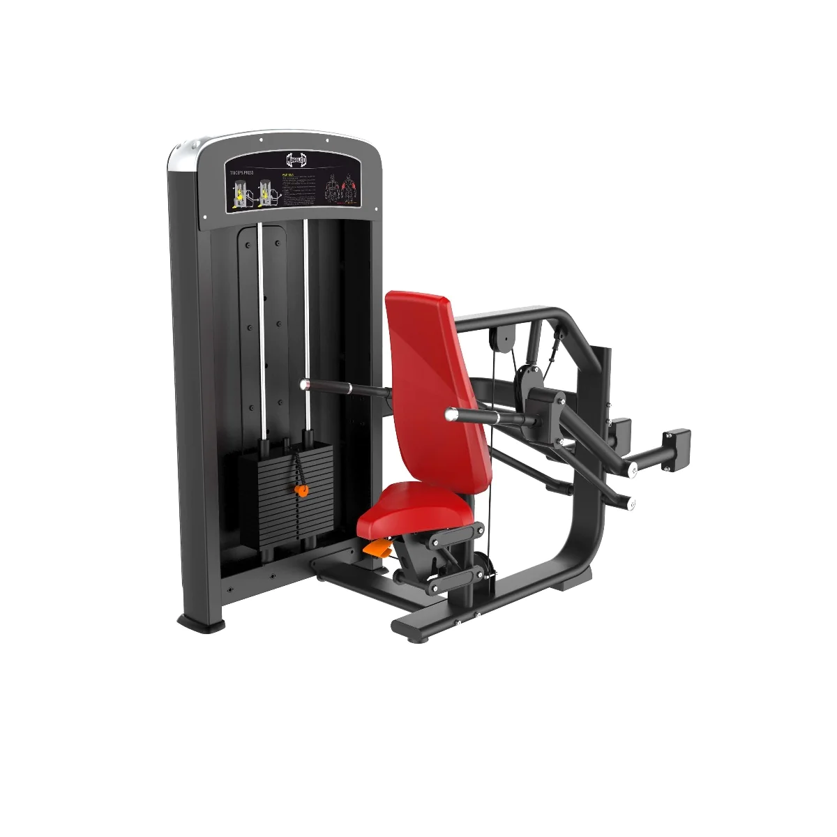 Elite Selectorized Triceps Press Machine | Muscle D Fitness (MDE-06) 1 Elite Selectorized Triceps Press Machine | Muscle D Fitness (MDE-06)