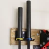 2 Bar Vertical Barbell Storage Rack - Wall Mounted Olympic Bar Hanger -- Ironcompany (IC2BARHANGER)