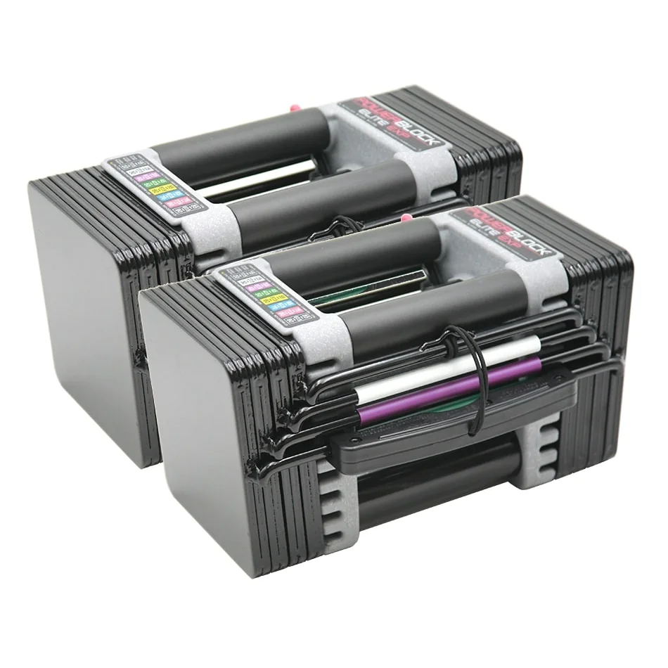 PowerBlock Elite EXP Series Adjustable Dumbbell Set – PowerBlock (ELITE-EXP) 1 PowerBlock Elite EXP Series Adjustable Dumbbell Set – PowerBlock (ELITE-EXP)