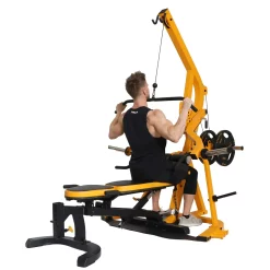 Workbench LeverGym System - Leverage Gym With Bench – Powertec (WB-LS) -Detecto Sales powertec levergym lat pulldown