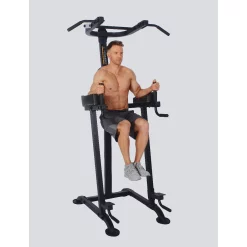 Basic Trainer - VKR-Chin-Dip-Push Up Tower – Powertec (P-BT) -Detecto Sales powertec p bt vertical knee raise exercise