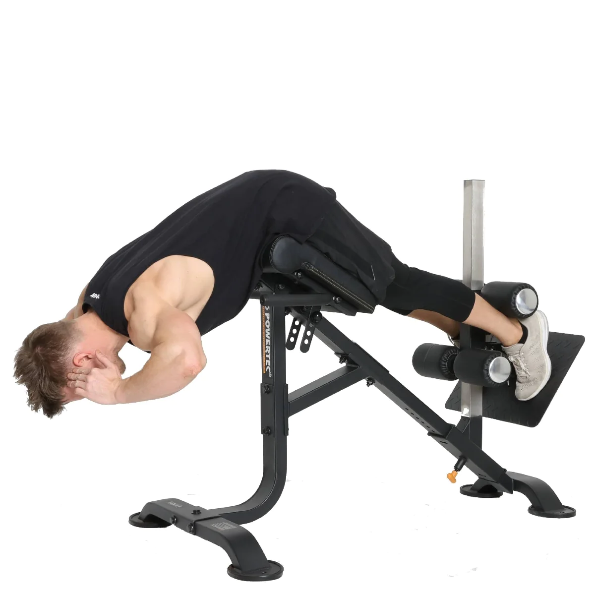 Dual Hyperextension / Crunch Bench – Powertec (P-HC) 4 Dual Hyperextension / Crunch Bench – Powertec (P-HC) - Image 4