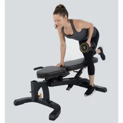 Workbench Utility Bench - Flat-Incline-Decline Bench – Powertec (WB-UB) -Detecto Sales powertec workbench utility bench row exercise