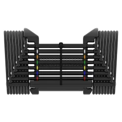 PowerBlock Pro 50 Commercial Dumbbell Set W/Stand | PowerBlock (PRO-50) -Detecto Sales pro 50 commercial side view 4w min