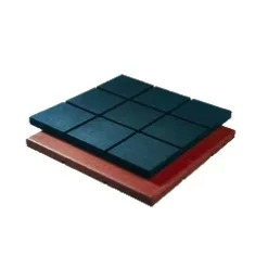Ballistic Tiles - 2' X 2' X 1.5" – Ultimate RB Rubber (RB-BALLISTIC) -Detecto Sales rb rubber ballistic tile blue