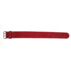 4" Suede Leather Powerlifting Belt – Iron Company (PLB-SUEDE) -Detecto Sales red2