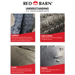 Red Barn Rubber Gym Mats Pallet Of 25 (seconds Quality) | North West Rubber (1202220-SECONDS) -Detecto Sales red barn horse stall mats 2nd grade quality examples