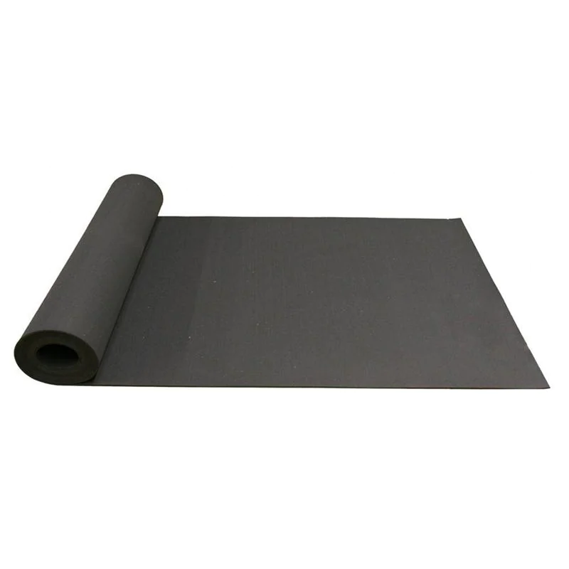 1/4" Black Rubber Roll Gym Flooring 4' Wide X 6.4mm Thick – Iron Company (ROLL-BLACK-1/4) 2 1/4" Black Rubber Roll Gym Flooring 4' Wide X 6.4mm Thick – Iron Company (ROLL-BLACK-1/4) - Image 2