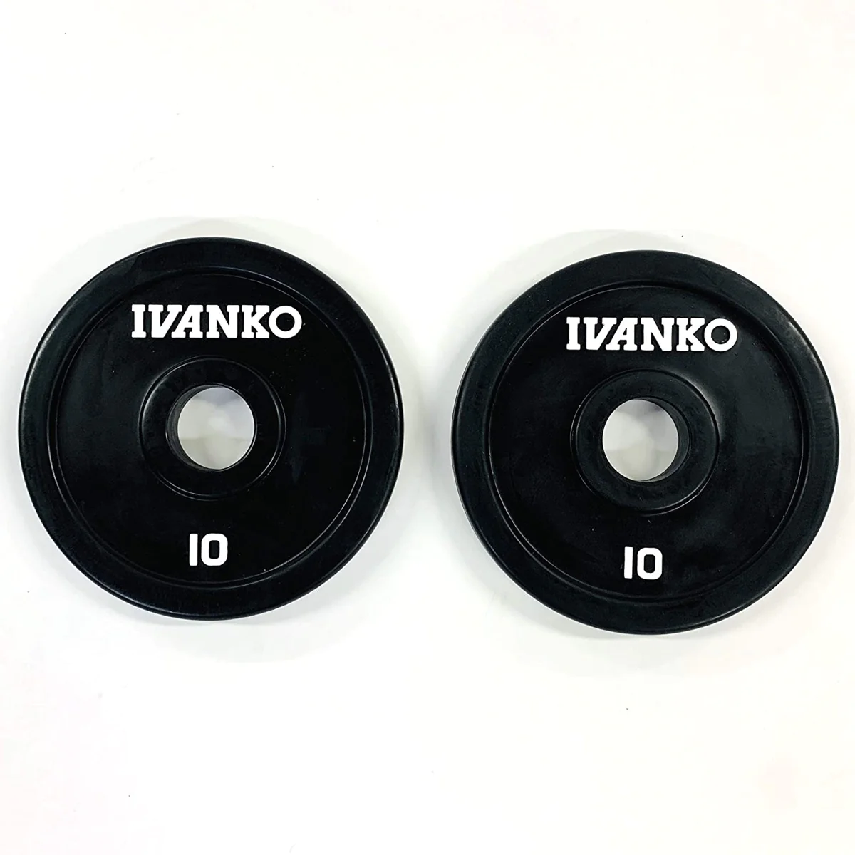 Rubber Encased Olympic Barbell Plates – Ivanko (RUBO) 4 Rubber Encased Olympic Barbell Plates – Ivanko (RUBO) - Image 4