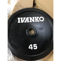 Rubber Encased Olympic Barbell Plates – Ivanko (RUBO)