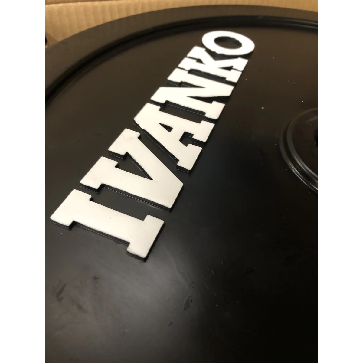 Rubber Encased Olympic Barbell Plates – Ivanko (RUBO) 6 Rubber Encased Olympic Barbell Plates – Ivanko (RUBO) - Image 6