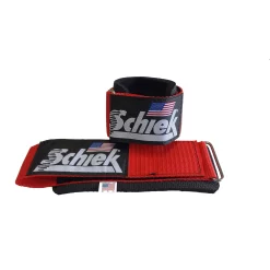 Weightlifting Wrist Supports (Pair) -- Schiek (1100WS) -Detecto Sales schiek 1100ws wrist supports red