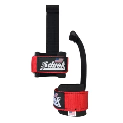 Dowel Weightlifting Straps (Pair) -- Schiek (1000DLS) -Detecto Sales schiek1000dlsred