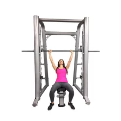 Smith Machine - Linear Bearings - 85" Tall | Muscle D Fitness (MD-SM85) -Detecto Sales smith machine md sm85 mdsm95 img 2265 min