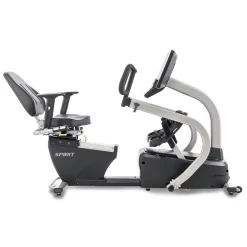 Commercial Recumbent Stepper - Recumbent Cross Trainer – Spirit Fitness (CRS800S) -Detecto Sales spirit fitness crs800s recumbent stepper reclining seat