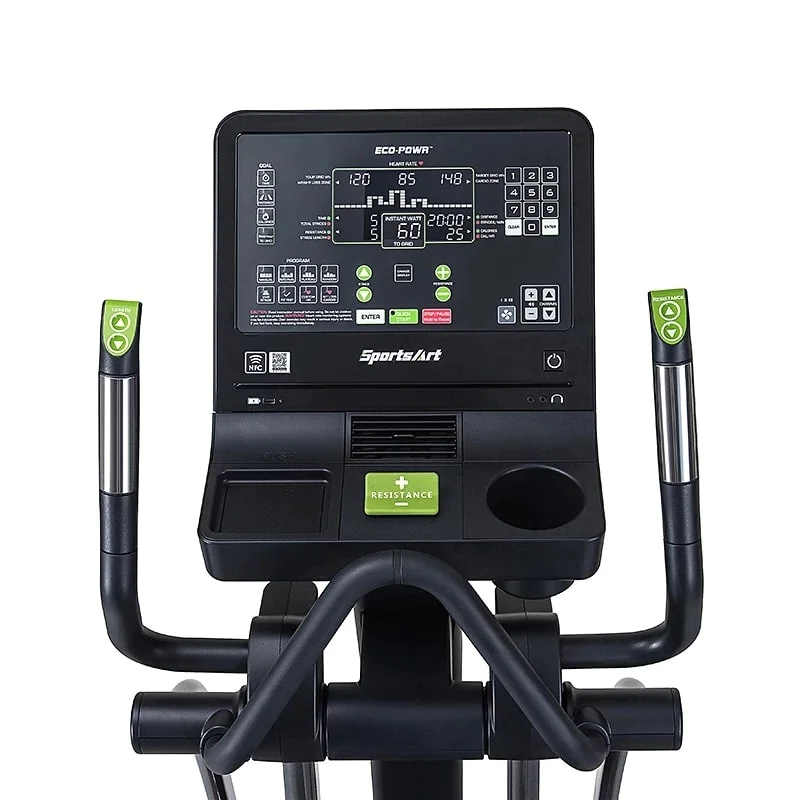 G876 Status Series ECO-POWR Club Commercial Grade Elliptical – SportsArt (G876) 4 G876 Status Series ECO-POWR Club Commercial Grade Elliptical – SportsArt (G876) - Image 4
