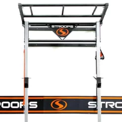 Performance Station Wall-Mounted Rack W/Monkey Bars | STROOPS (PSTATIONMB) -Detecto Sales stroops performance station front view 500x500 min