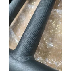 7' Double Angled Handle Olympic Bar With Solid Ends – T-Grip Barbell (TG-DA)