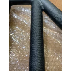 7' Double Angled Handle Olympic Bar With Solid Ends – T-Grip Barbell (TG-DA) -Detecto Sales t grip tg da handles