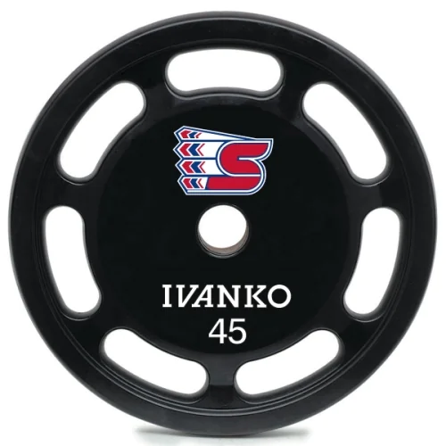 USA-Made Urethane Barbell Grip Plates For Club And Military – Ivanko (OUEZ) 3 USA-Made Urethane Barbell Grip Plates For Club And Military – Ivanko (OUEZ) - Image 3