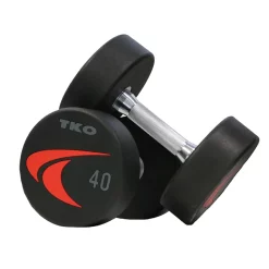 Solid Steel Head Urethane Encased Dumbbells – TKO (830US)