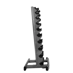 10 Pair Vertical Dumbbell Rack For 5-50 Lb Hex Dumbbell Set – TKO (840VDR10) 7 10 Pair Vertical Dumbbell Rack For 5-50 Lb Hex Dumbbell Set – TKO (840VDR10) -Detecto Sales tko 840vdr10 dumbbell rack side