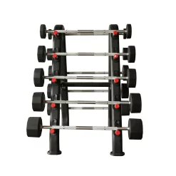 Commercial Barbell Rack – TKO (846BBR-BK) -Detecto Sales tko 846bbr bk barbell rack front