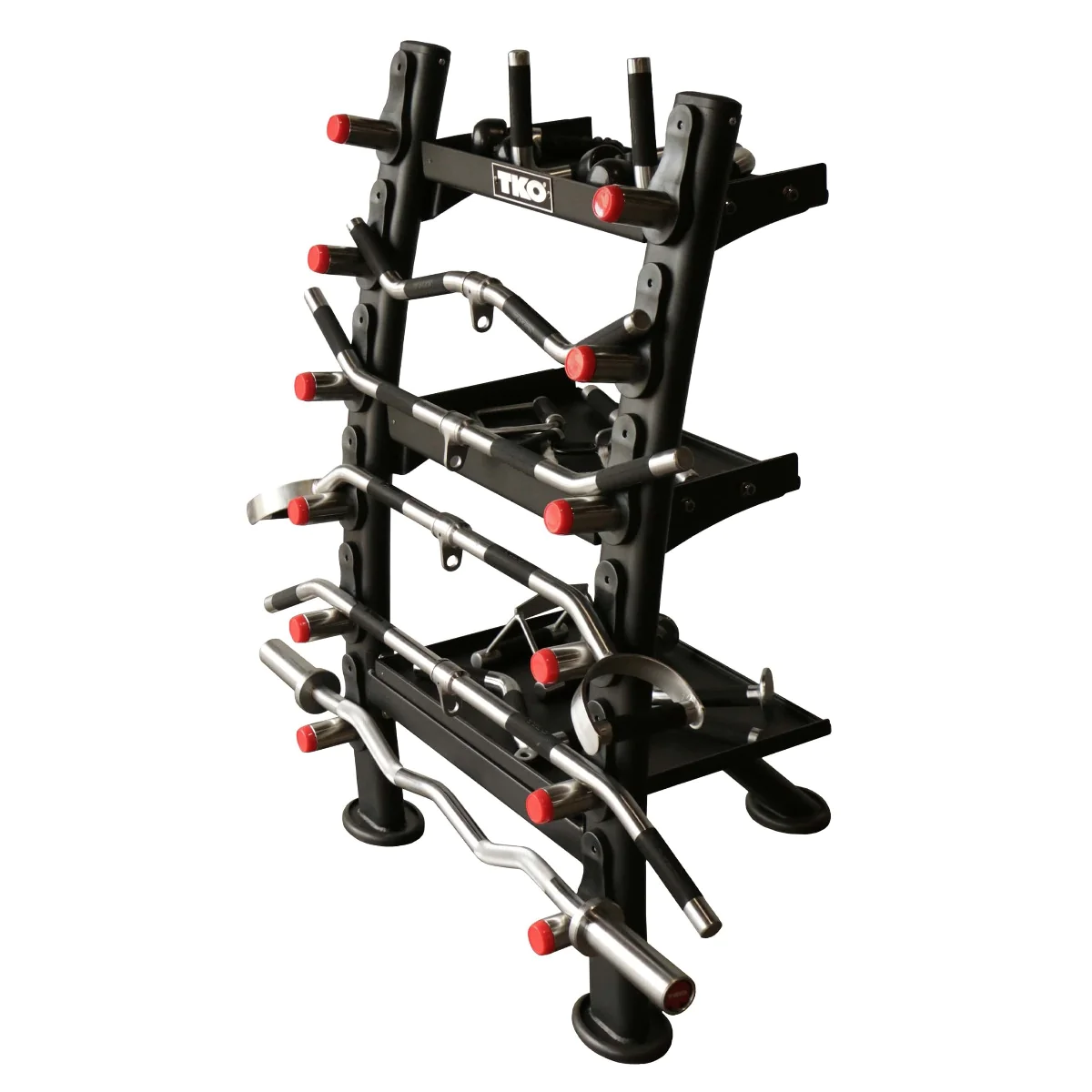 Commercial Accessory Rack For Cable Attachments And Machine Bars – TKO (848ACR-BK) 3 Commercial Accessory Rack For Cable Attachments And Machine Bars – TKO (848ACR-BK) - Image 3