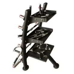 Commercial Accessory Rack For Cable Attachments And Machine Bars – TKO (848ACR-BK) 10 Commercial Accessory Rack For Cable Attachments And Machine Bars – TKO (848ACR-BK) -Detecto Sales tko 848acr bk side 1