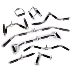 Chrome Cable Machine Attachments With Polyurethane Grips – TKO (820T)