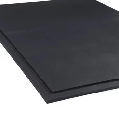 Black Rubber Weight Equipment Mat 4' X 6' X 1/2" – Rubberlogix (RL-4612)