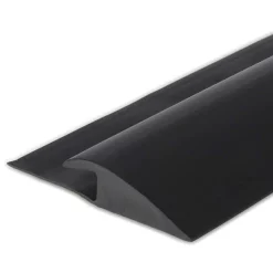 Rubber Flooring Edge Reducer Transition Strip - Black - 3/8" X 12' – Ultimate RB Rubber (80TRANSD)