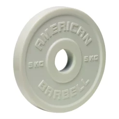 Fractional Olympic Weight Plates - Urethane | American Barbell (FRU) -Detecto Sales urethanefractionalplates5kgwhite