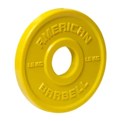 Fractional Olympic Weight Plates - Urethane | American Barbell (FRU) -Detecto Sales urethanefractionalplateskilosyellow